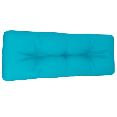 vidaXL Blazina za palete turkizna 120x40x12 cm blago