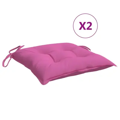 vidaXL Blazine za stole 6 kosov roza 50x50x7 cm oxford tkanina