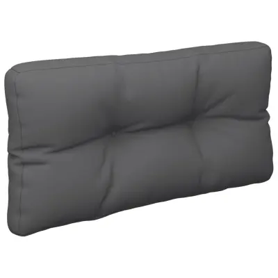 vidaXL Blazina za kavč iz palet antracitna 70x40x12 cm