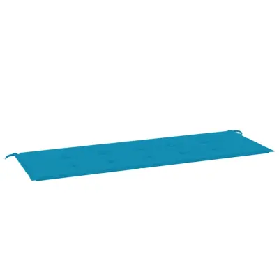 vidaXL Blazina za vrtno klop modra 150x50x3 cm oxford tkanina