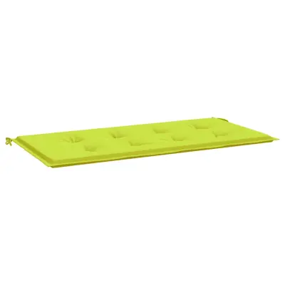 vidaXL Blazina za vrtno klop svetlo zelena 120x50x4 cm oxford tkanina