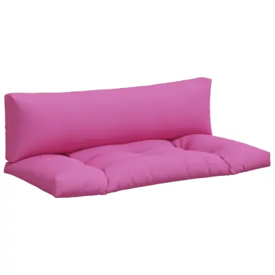 vidaXL Blazina za palete 2 kosa roza oxford blago