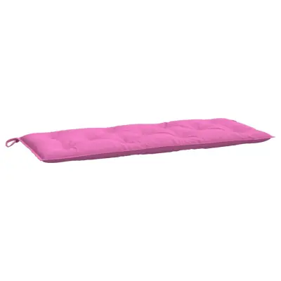 vidaXL Blazina za vrtno klop roza 120x50x7 cm blago