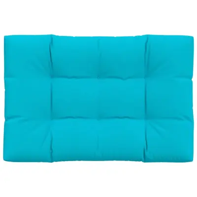 vidaXL Blazina za kavč iz palet turkizna 120x80x12 cm blago