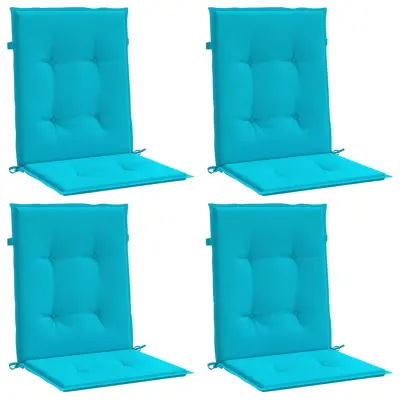 vidaXL Blazine za stole 4 kosi turkizno blago