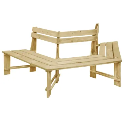 vidaXL Vrtna klop 240 cm impregnirana borovina
