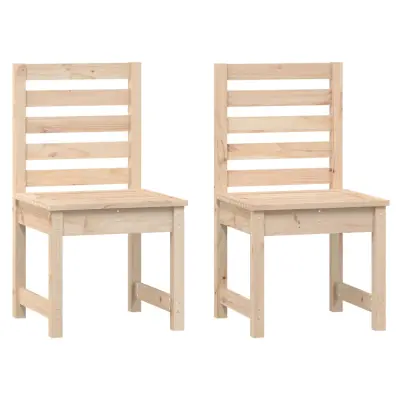 vidaXL Vrtni stol 2 kosa 50x48x91,5 cm trdna borovina