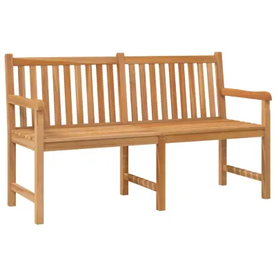 vidaXL Vrtna klop 150 cm trdna tikovina
