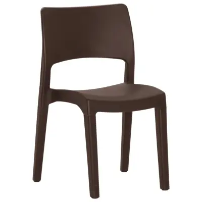 vidaXL Vrtni stol 2 kosa mocha poliuretan
