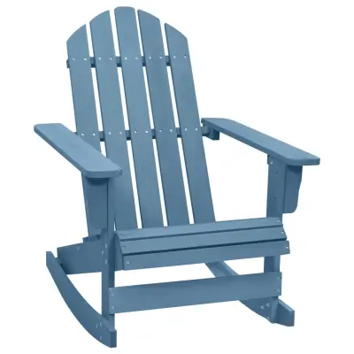 vidaXL Vrtni gugalni stol Adirondack trden les jelke moder