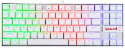 REDRAGON Kumara K552 RGB Red Switch bela tipkovnica