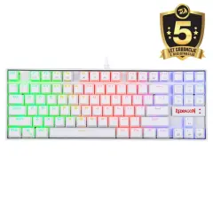 REDRAGON Kumara K552 RGB Red Switch bela tipkovnica