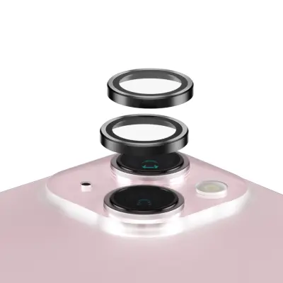 PANZERGLASS ZA KAMERO RINGS IPHONE 15/15 PLUS BLACK zaščitno steklo