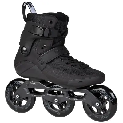 PowerSlide Triple Black 110 rolerji, črni, velikost: 44