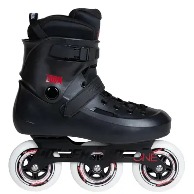 PowerSlide Zoom Black 100 rolerji, črni, velikost: 39-40