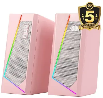 REDRAGON Anvil GS520 RGB 2.0 roza zvočnik