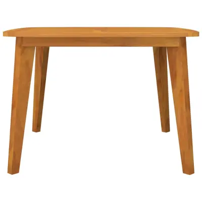 vidaXL Vrtna miza 110x110x75 cm trden akacijev les