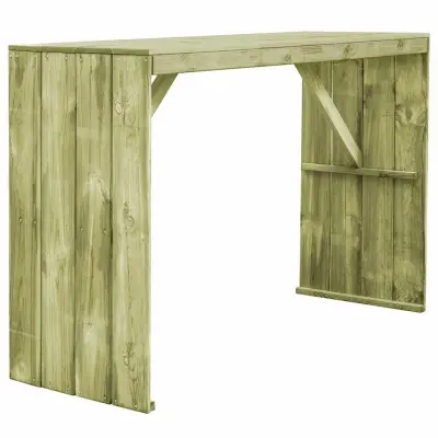 vidaXL Barska miza 170x60x110 cm impregnirana borovina