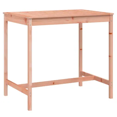 vidaXL Vrtna miza 121x82,5x110 cm trden les douglas