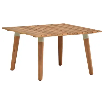 vidaXL Vrtna klubska mizica 60x60x36 cm trden akacijev les
