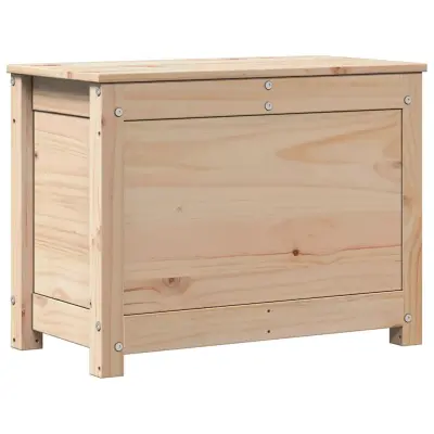 vidaXL Škatla za shranjevanje 60x32x45,5 cm trdna borovina