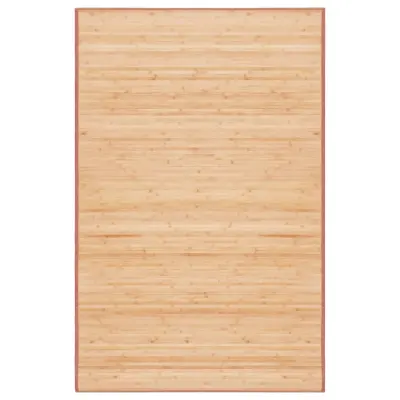 vidaXL Preproga iz bambusa 100x160 cm rjava