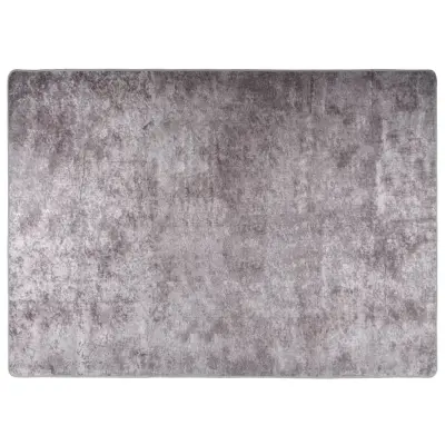 vidaXL Pralna preproga 120x180 cm siva protizdrsna