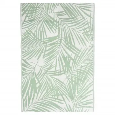 vidaXL Zunanja preproga ARAKIL zelena 140x200 cm PP