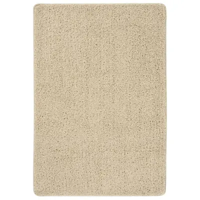 vidaXL Košata preproga krem 120x170 cm nedrseča