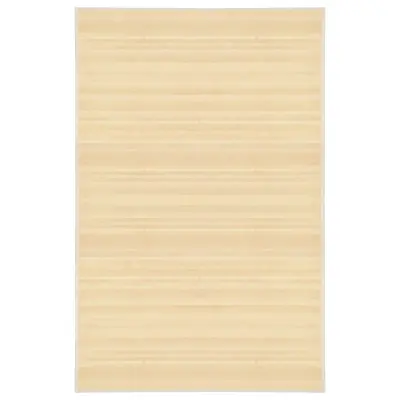 vidaXL Preproga iz bambusa 100x160 cm naravne barve