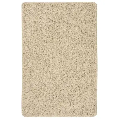 vidaXL Košata preproga krem 200x290 cm nedrseča