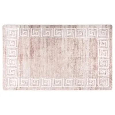 vidaXL Pralna preproga 120x180 cm bež protizdrsna