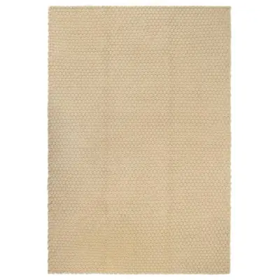 vidaXL Preproga pravokotna naravna 160x230 cm bombaž
