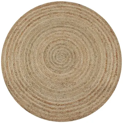 vidaXL Preproga iz pletene jute 150 cm okrogla