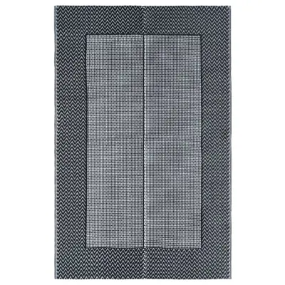 vidaXL Zunanja preproga ARAKIL siva 160x230 cm PP
