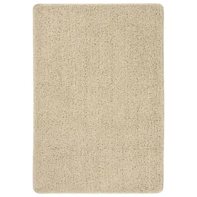 vidaXL Košata preproga krem 160x230 cm nedrseča