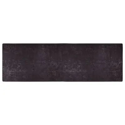 vidaXL Pralna preproga 80x300 cm antracitna protizdrsna