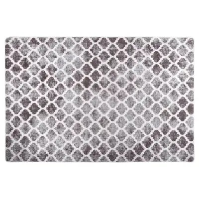 vidaXL Pralna preproga 80x150 cm večbarvna protizdrsna