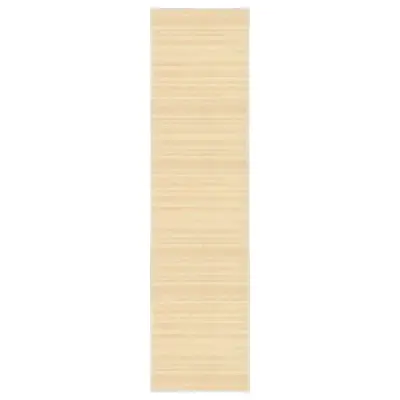 vidaXL Preproga iz bambusa 80x300 cm naravne barve