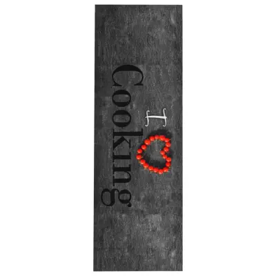 vidaXL Kuhinjska talna preproga pralna Cooking 45x150 cm