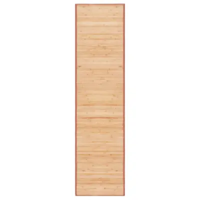 vidaXL Preproga iz bambusa 80x300 cm rjave barve
