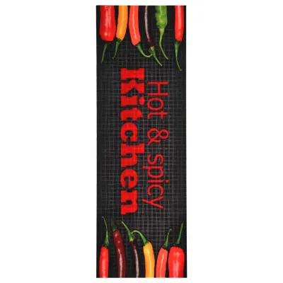 vidaXL Kuhinjska talna preproga pralna Hot&Spicy 60x180 cm