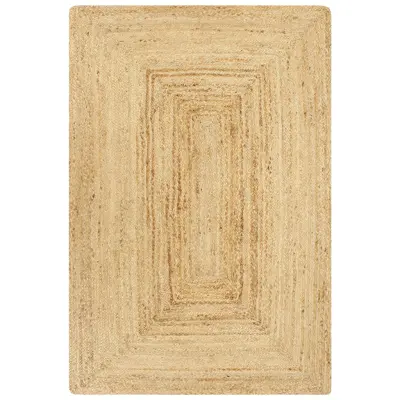 vidaXL Preproga iz jute ročno izdelana naravna 160x230 cm