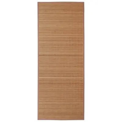 Pravokotna preproga iz rjavega bambusa 120x180 cm