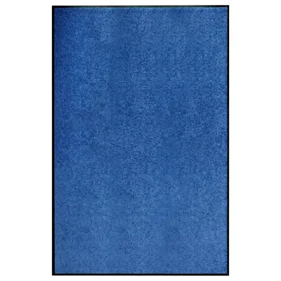 vidaXL Pralni predpražnik moder 120x180 cm