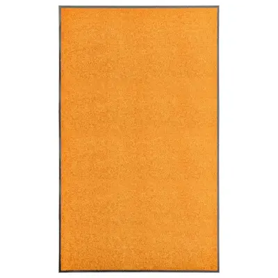 vidaXL Pralni predpražnik oranžen 90x150 cm