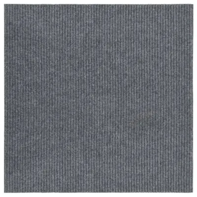 vidaXL Tepih tekač 100x100 cm siv