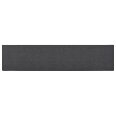 vidaXL Tepih tekač antraciten 50x250 cm