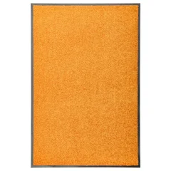 vidaXL Pralni predpražnik oranžen 60x90 cm