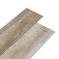 vidaXL PVC talne plošče 5,02 m² 2 mm samolepilne barva lesa